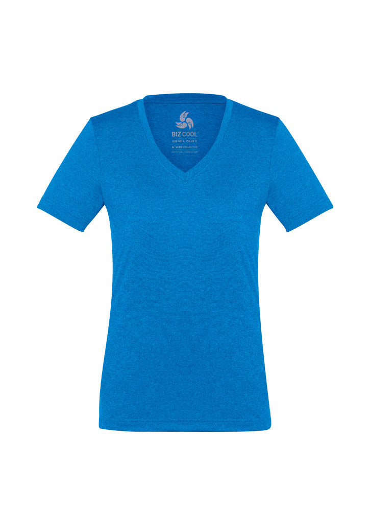 T800LS Womens Aero Short Sleeve Tee - Cyan