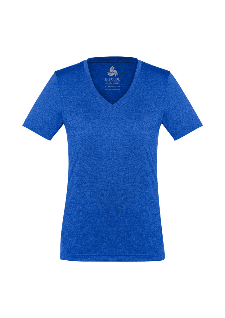 T800LS Womens Aero Short Sleeve Tee - Electric Blue