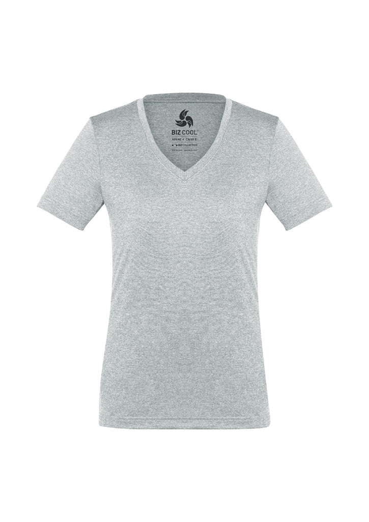 T800LS Womens Aero Short Sleeve Tee - Silver