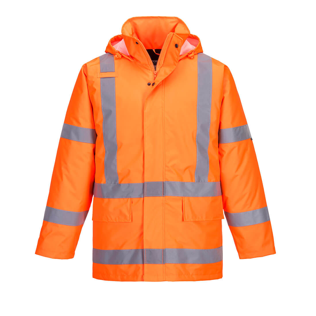 TM600 - TTMC-W17 X Back Winter Traffic Jacket in Orange