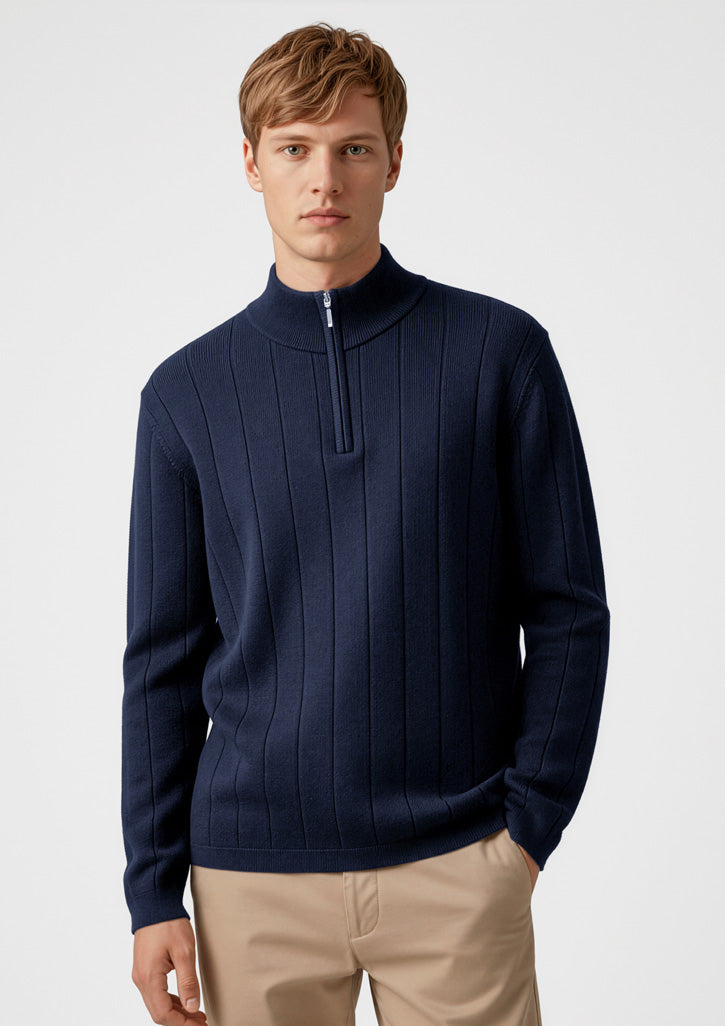 WP10310 Mens 80/20 Wool Pullover - Navy
