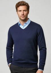 WP417M Mens Milano Pullover - Navy