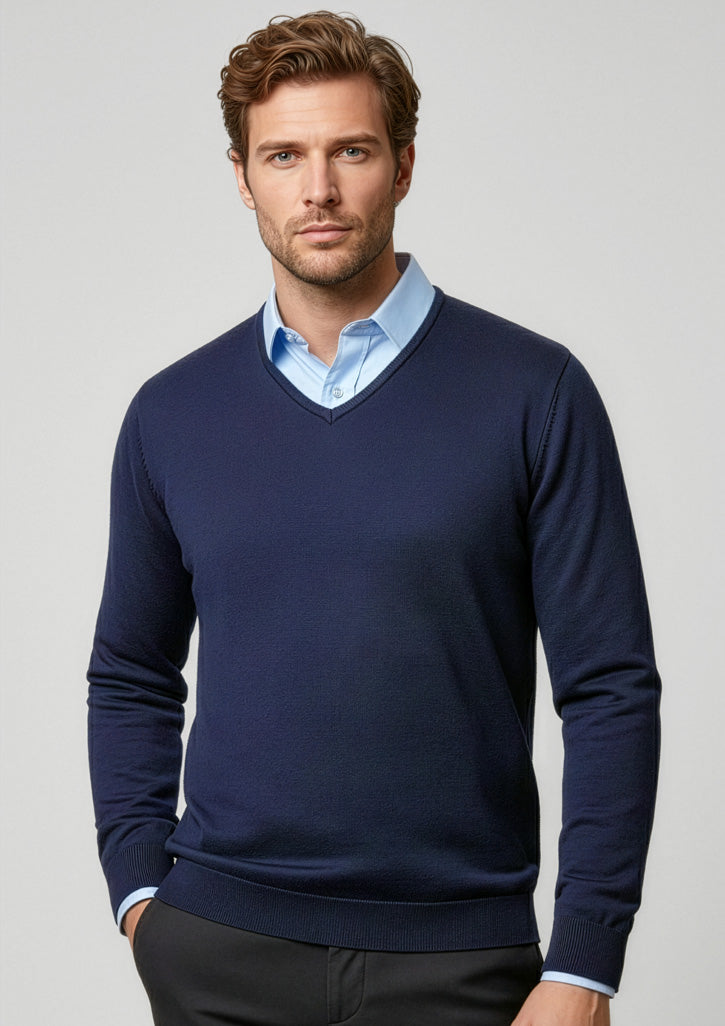 WP417M Mens Milano Pullover - Navy