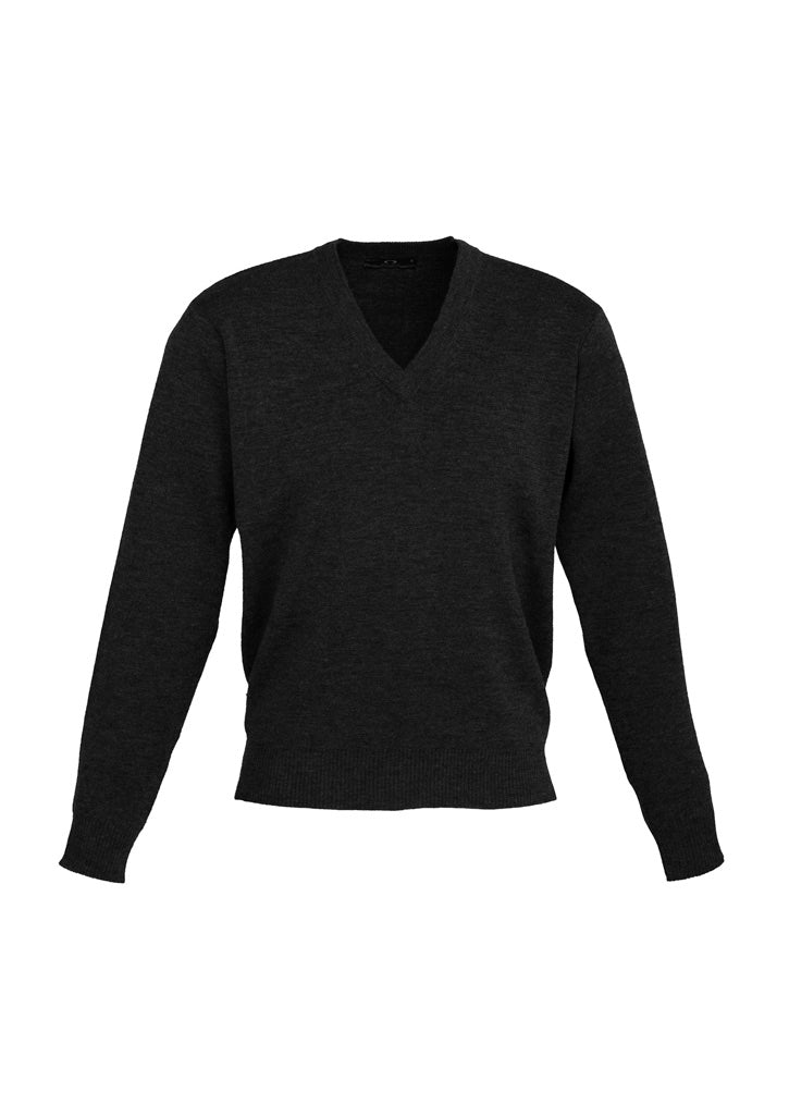 WP6008 Mens Woolmix Knit Pullover - Black