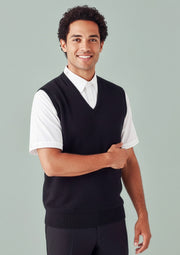 WV619M Mens Milano Vest - Black