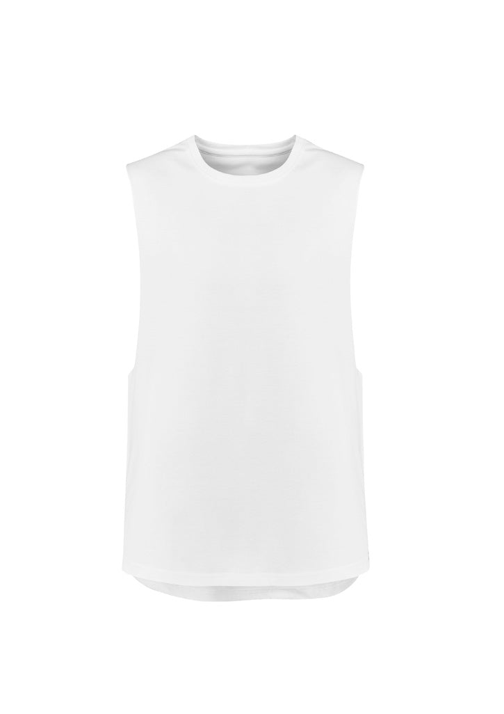 Mens Streetworx Sleeveless Tee in White