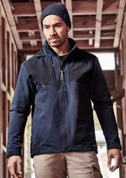 Unisex Streetworx Stretch Waterproof Jacket in Navy/Dark Navy