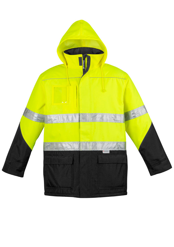 Mens Hi Vis Storm Jacket in Yellow/Black
