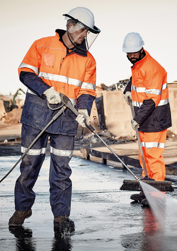 Mens Hi Vis Taped Storm Pant in Navy