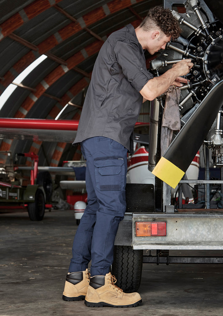 Mens Streetworx Heritage Pant - Cuffed in Navy