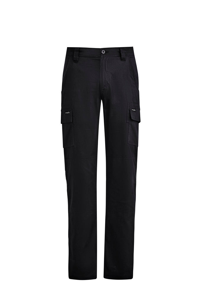 Mens Lightweight Drill Cargo Pant in Black