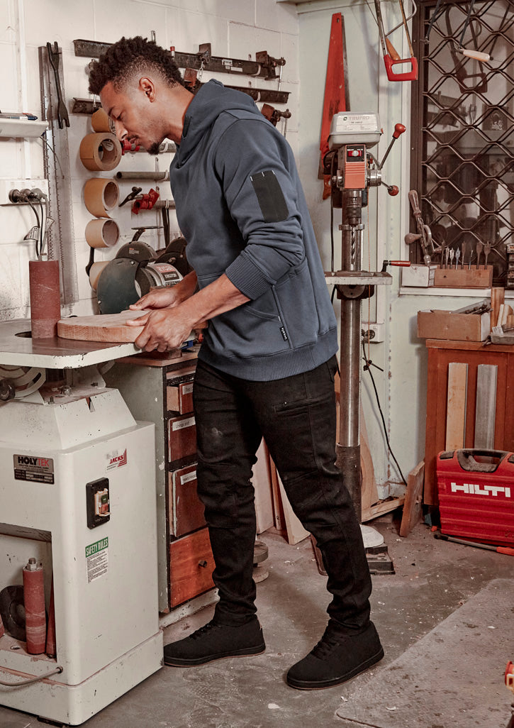 Mens Streetworx Stretch Jean in Black