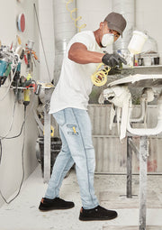 Mens Streetworx Stretch Jean in Light Blue
