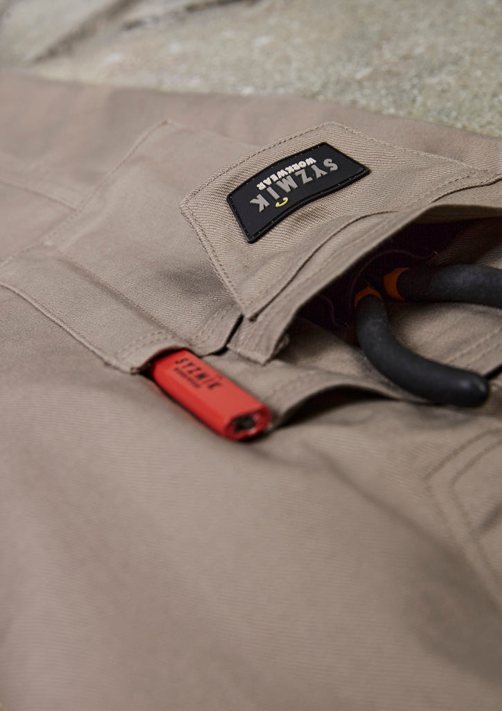 Mens Rugged Cooling Stretch Pant in Khaki