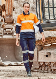 Womens Essential Stretch Taped Cargo Pant in Navy
