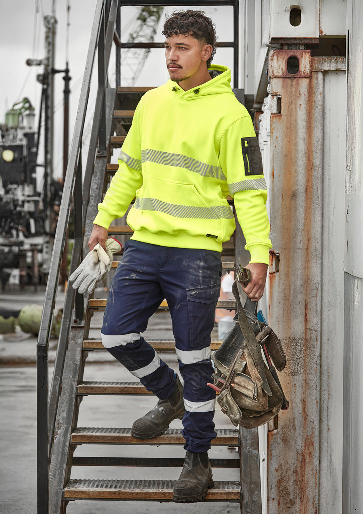 Mens Essential Stretch Taped Cargo Pant - Cuffed in Navy