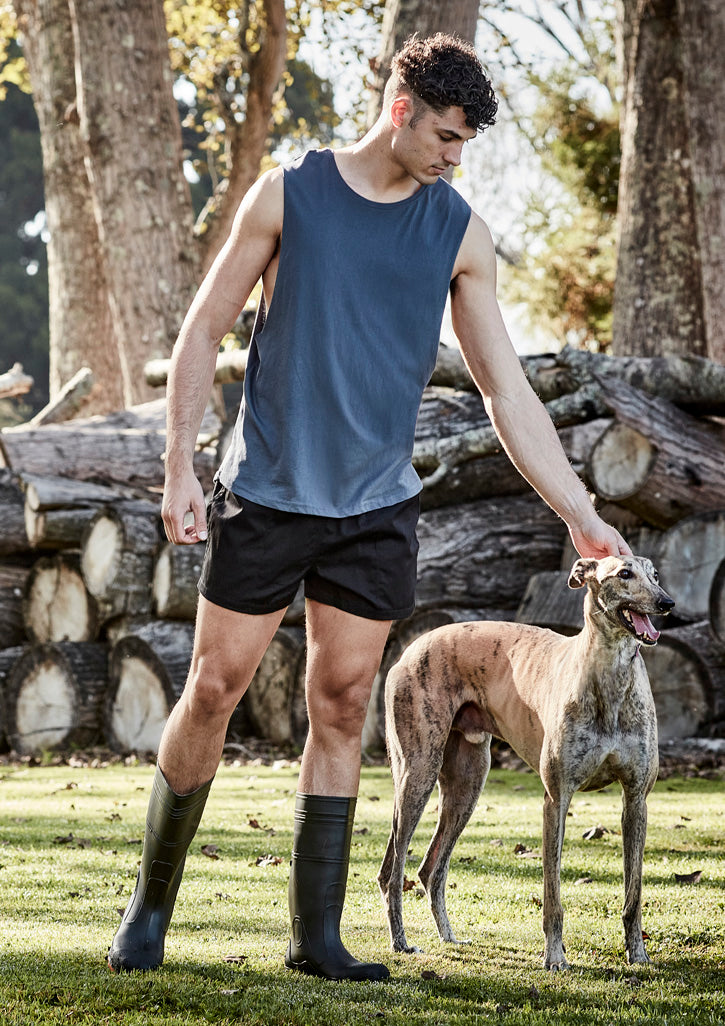 Mens Rugby Short in Black