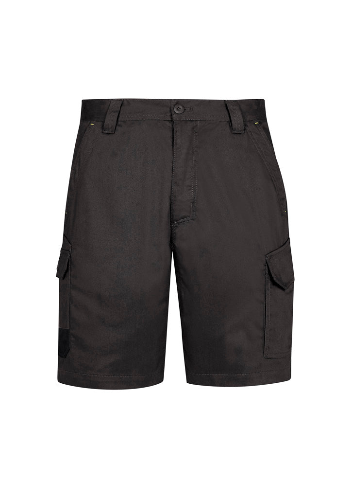 Mens Summer Cargo Short in Charcoal