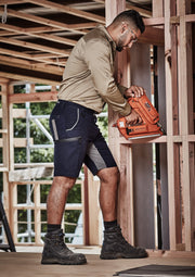Mens Streetworx Stretch Short in Navy