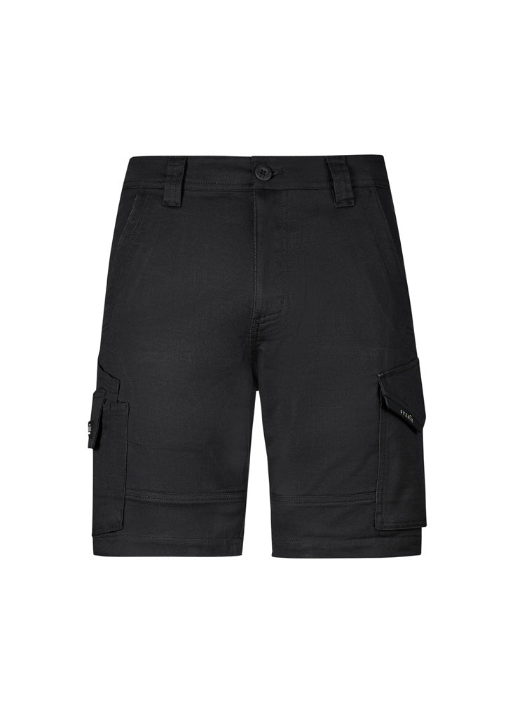 Mens Rugged Cooling Stretch Short in Black