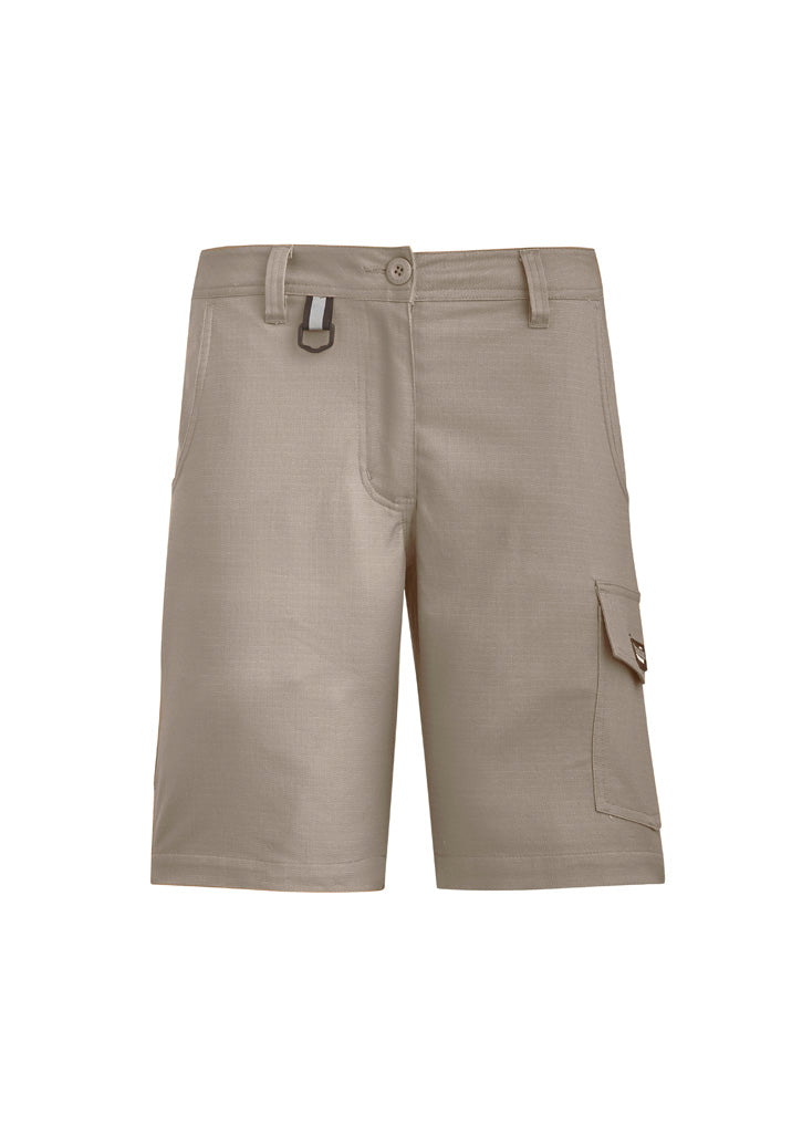 Womens Rugged Cooling Vented Short in Khaki