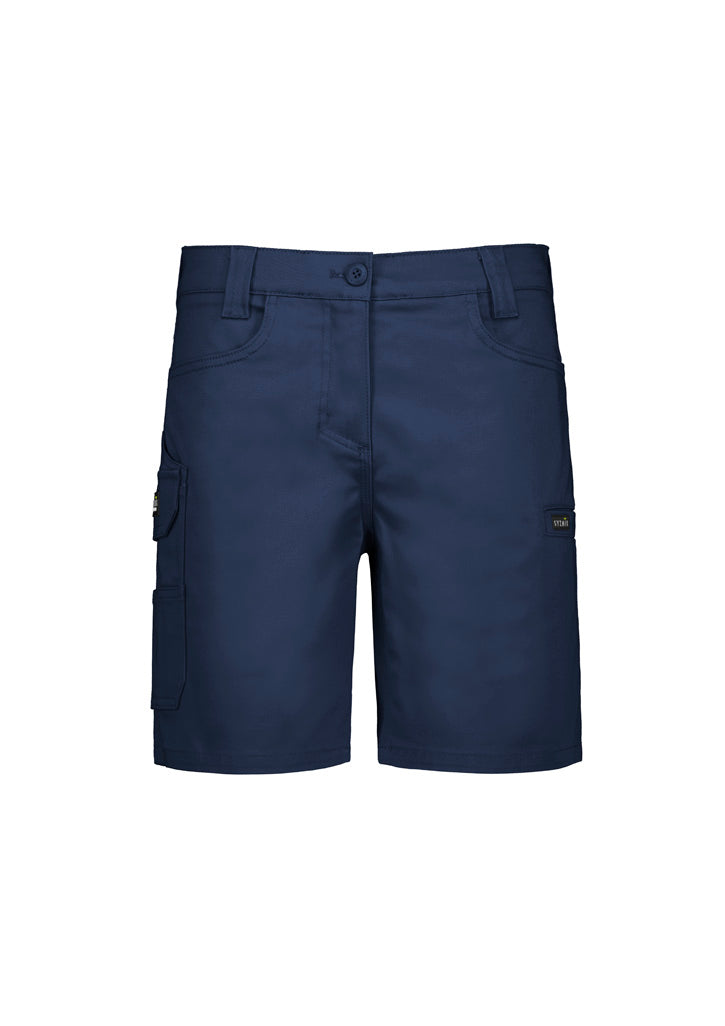 Womens Essential Stretch Cargo Short in Navy