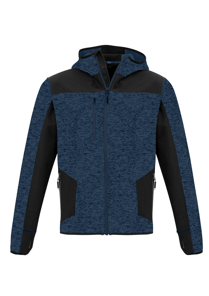 Unisex Streetworx Reinforced Knit Hoodie in Navy