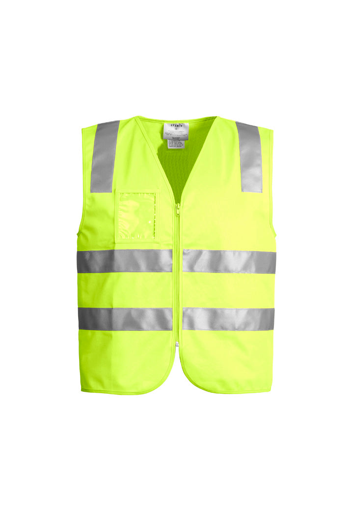 Unisex Hi Vis Zip Vest in Yellow