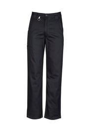 Mens Plain Utility Pant in Black