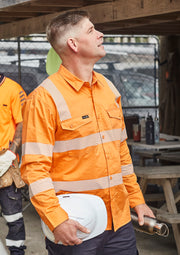 Mens VIC Rail Shirt - Segmented Tape in Vic Rail Orange