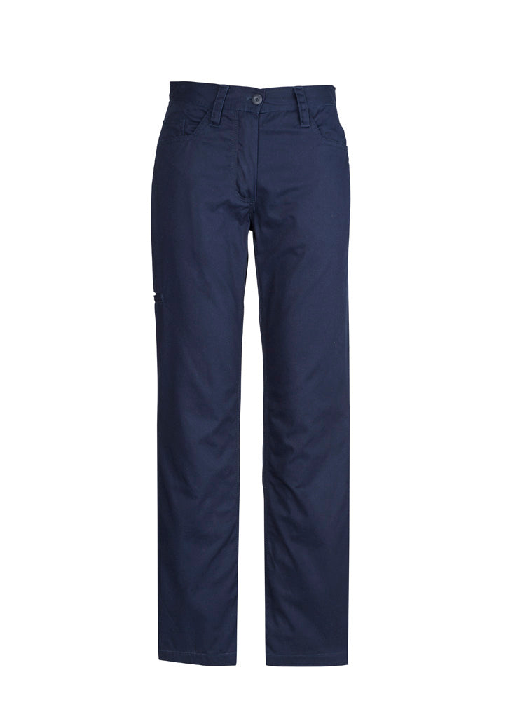 Womens Plain Utility Pant in Navy
