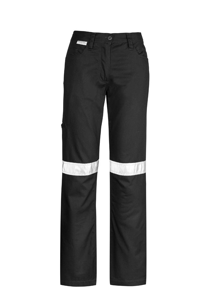 Womens Taped Utility Pant in Black